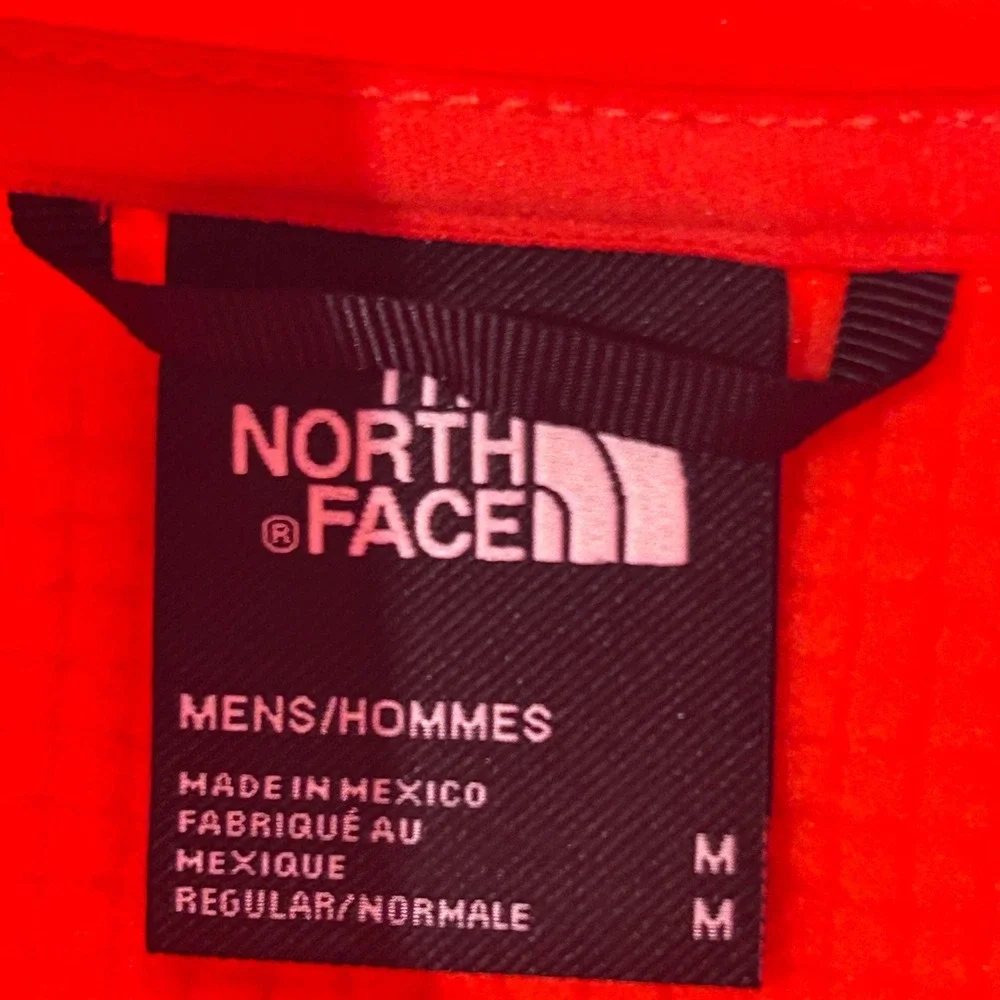 The North Face Men Crimson Orange Canyonlands 1/4 Zip Fleece NF0A8AZE Medium NEW